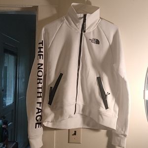 Women's The North Face graphic zip up sweat jacket